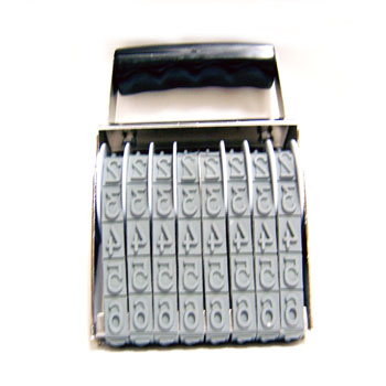 NUMERADOR NA8 15MM. 8 DIG.